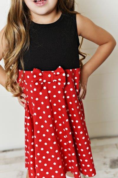 Red Girl Mouse Dress