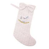 Monogrammed Rocking Horse Stocking - HoneyBug 