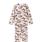 Cowboy Kids Pajama Set – Western Spirit Bamboo Cotton - HoneyBug 