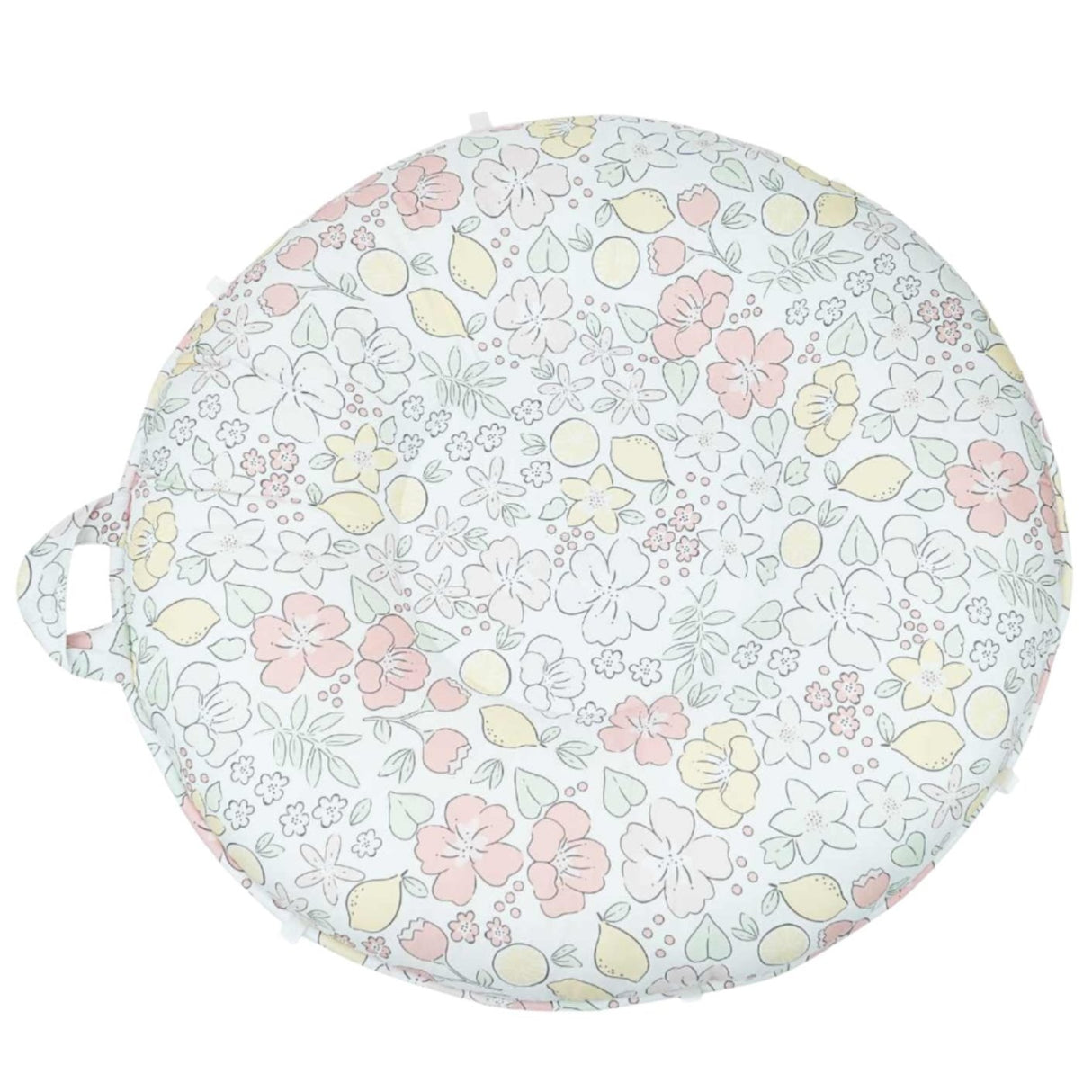 Lemon Aqua Glass Floor Cushion - HoneyBug 