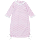 Georgia Girls' Daygown - Scalloped in Pink