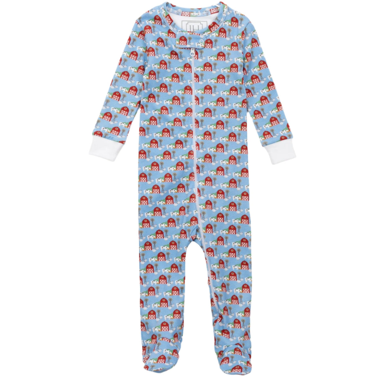 Parker Zipper Pajama - On the Farm