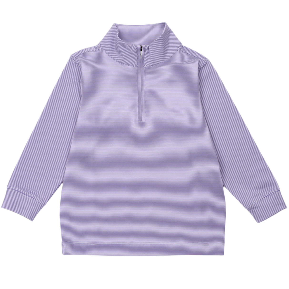 Sam Quarter Zip Pullover by LH Sport - Purple Stripes