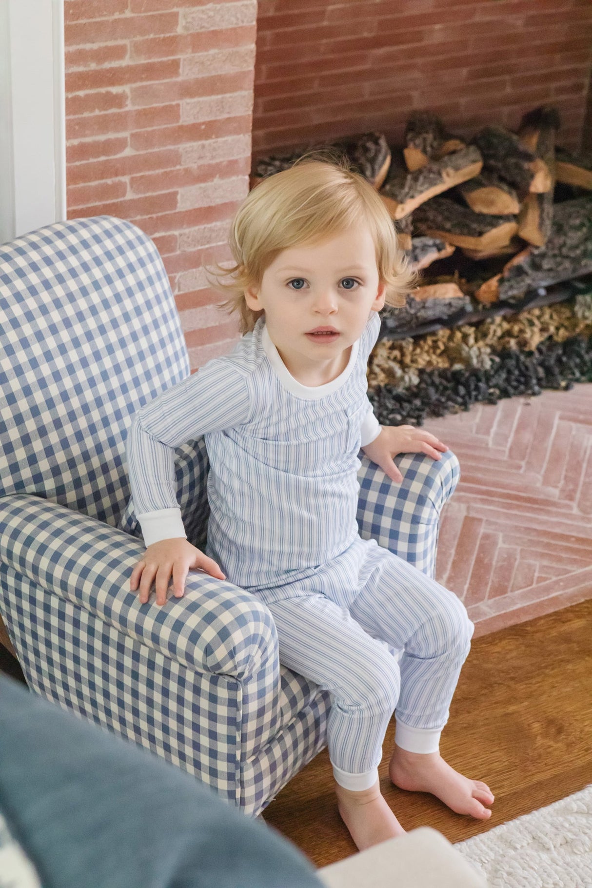 Bradford Boys' Pajama Pant Set - Stripes in Blue