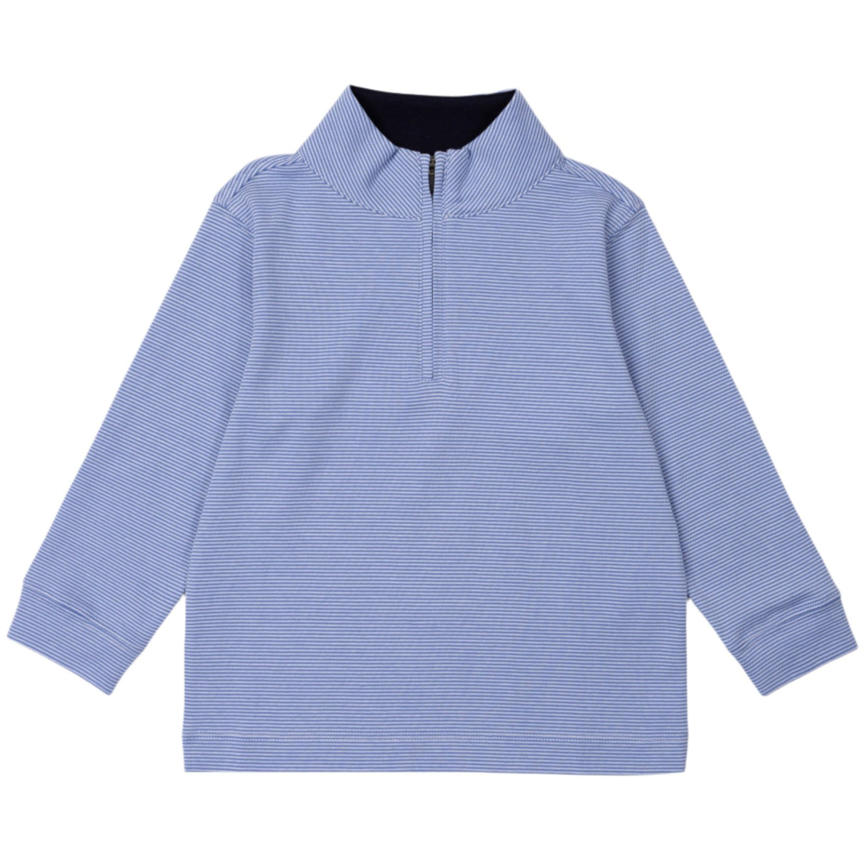 Spencer Quarter Zip Pullover - Blue Stripes