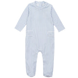 Preston Boys' Romper - Stripes in Blue