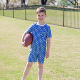 Charles Boys' Short Set - First Down Football - HoneyBug 