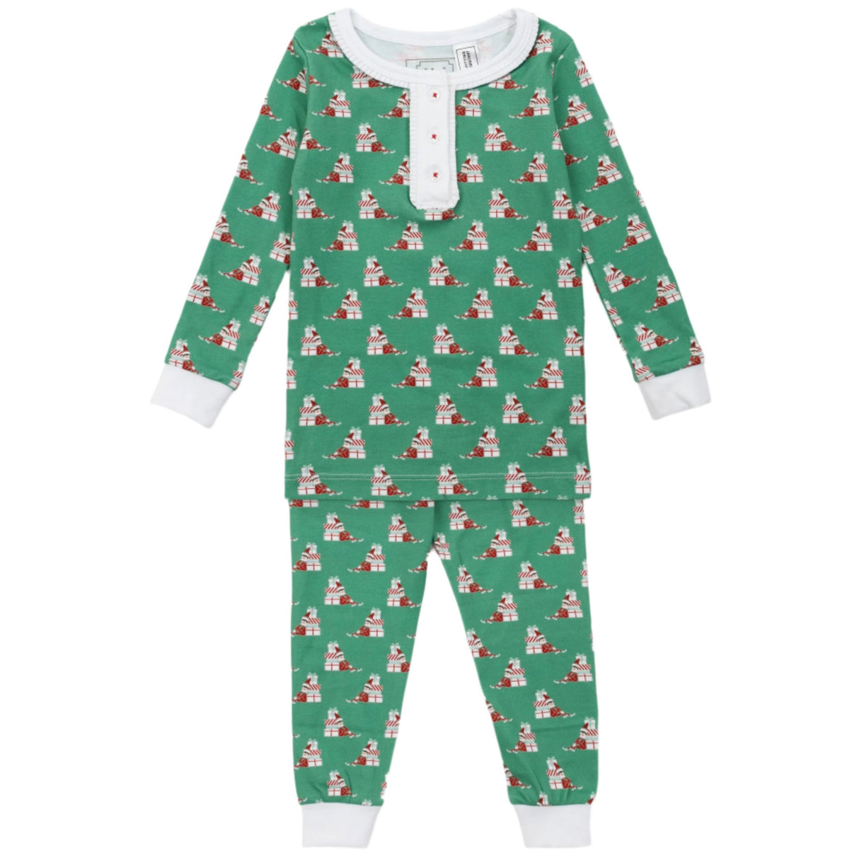 Alden Girls' Pajama Pant Set - Santa's Helper