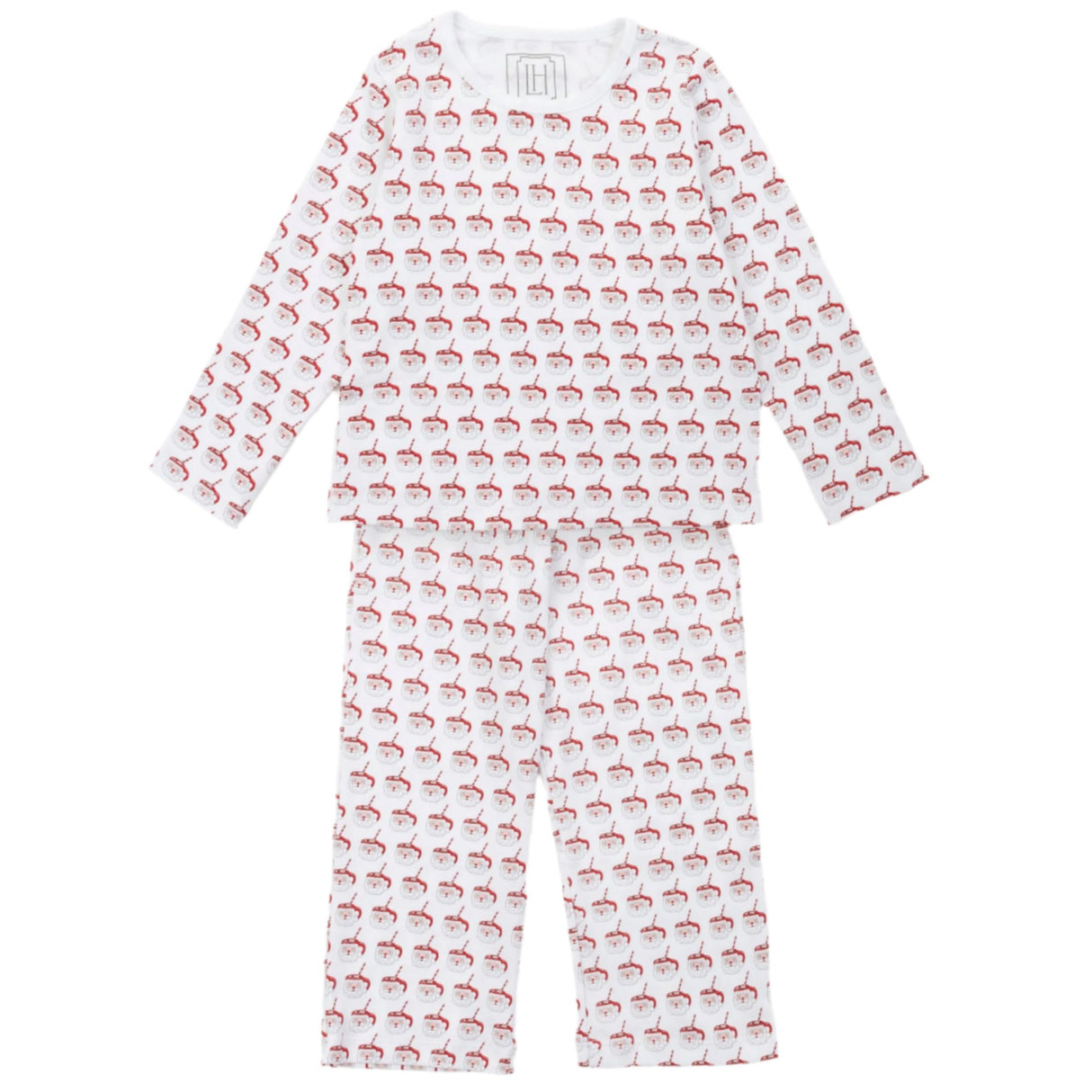 Millie Girls' Pant Set - Hot Cocoa Santa