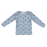 Boy's Long Sleeve Rash Guard Swim Shirt