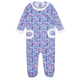 Lucy Girls' Romper - Blackberry Floral - HoneyBug 