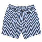 Mens Denim Stripe Comfort Lined Swim Short - HoneyBug 