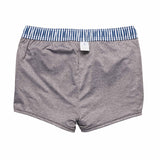 Mens Denim Stripe Comfort Lined Swim Short - HoneyBug 