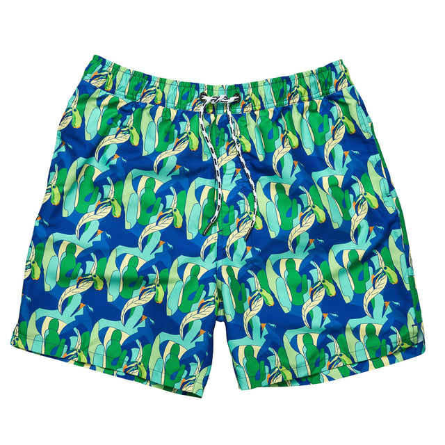 Mens Toucan Jungle Sustainable Swim Short - HoneyBug 