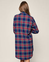 Women's Brushed Cotton Maternity Nightshirt in Windsor Tartan