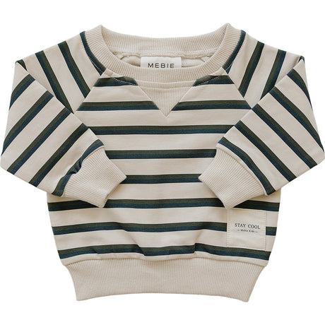 Stay Cool Striped Crewneck - HoneyBug 
