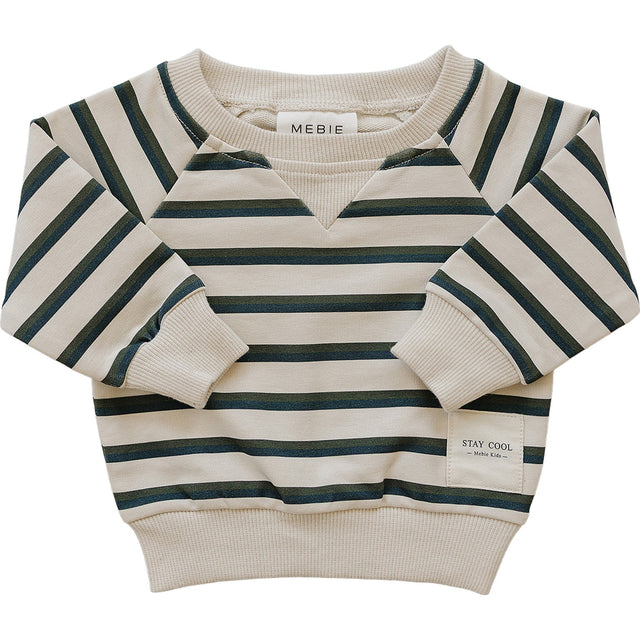 Stay Cool Striped Crewneck - HoneyBug 