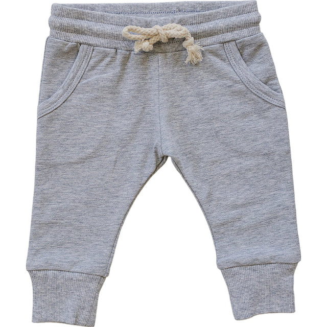 Grey Pocket Joggers - HoneyBug 