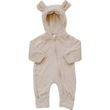Fleece Bear Hooded Zipper - HoneyBug 