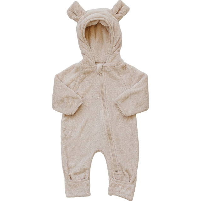 Fleece Bear Hooded Zipper - HoneyBug 
