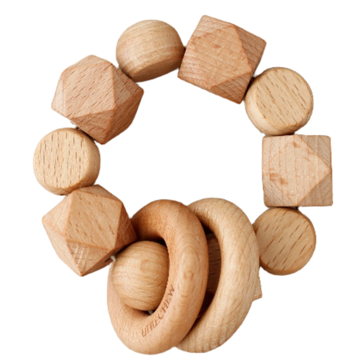 Wooden Rattle Toy - HoneyBug 