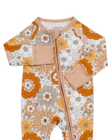 Bamboo Zip Romper | Petal Pop