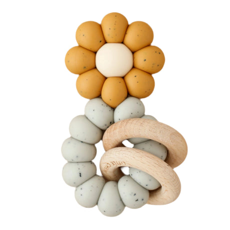 Rattle Teether - Chamomile | Chai - HoneyBug 