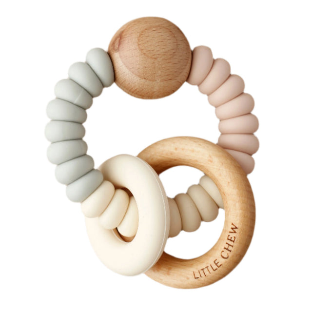 Rattle Teether  - Dany | Blush - HoneyBug 