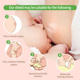 Haakaa Silicone Nipple Shields 2-pk (24 mm) - HoneyBug 