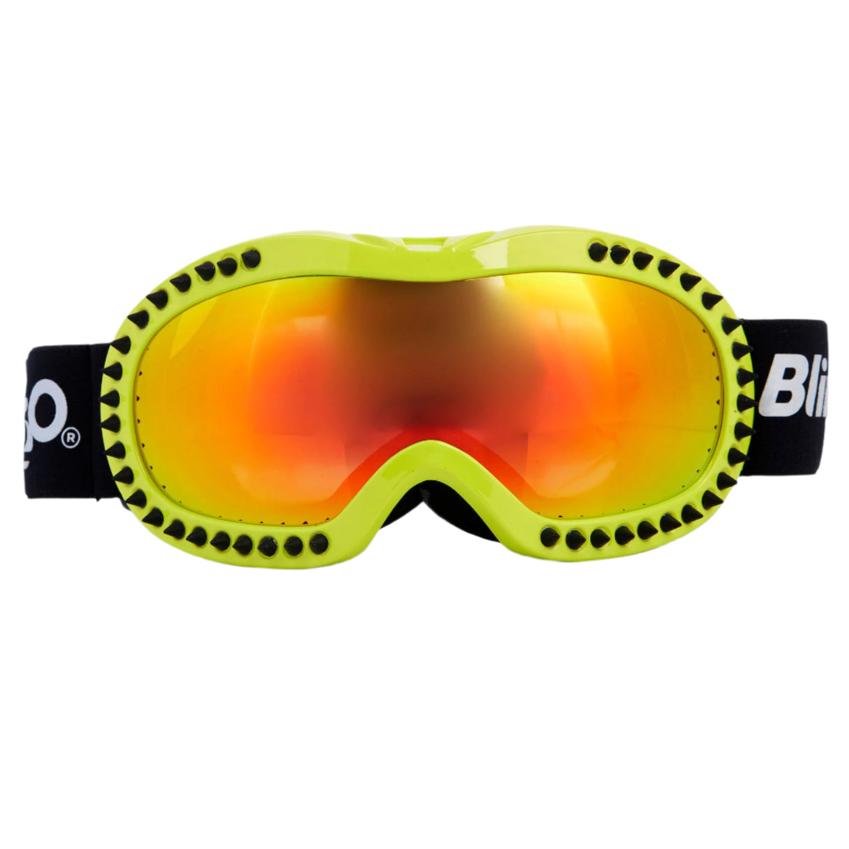 Icicle in Lime Kids' Ski Goggles - HoneyBug 