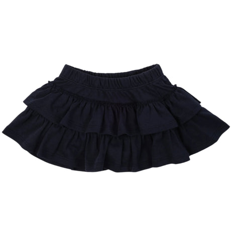 Maggie Girls' Tiered Pima Cotton Skirt - Navy - HoneyBug 