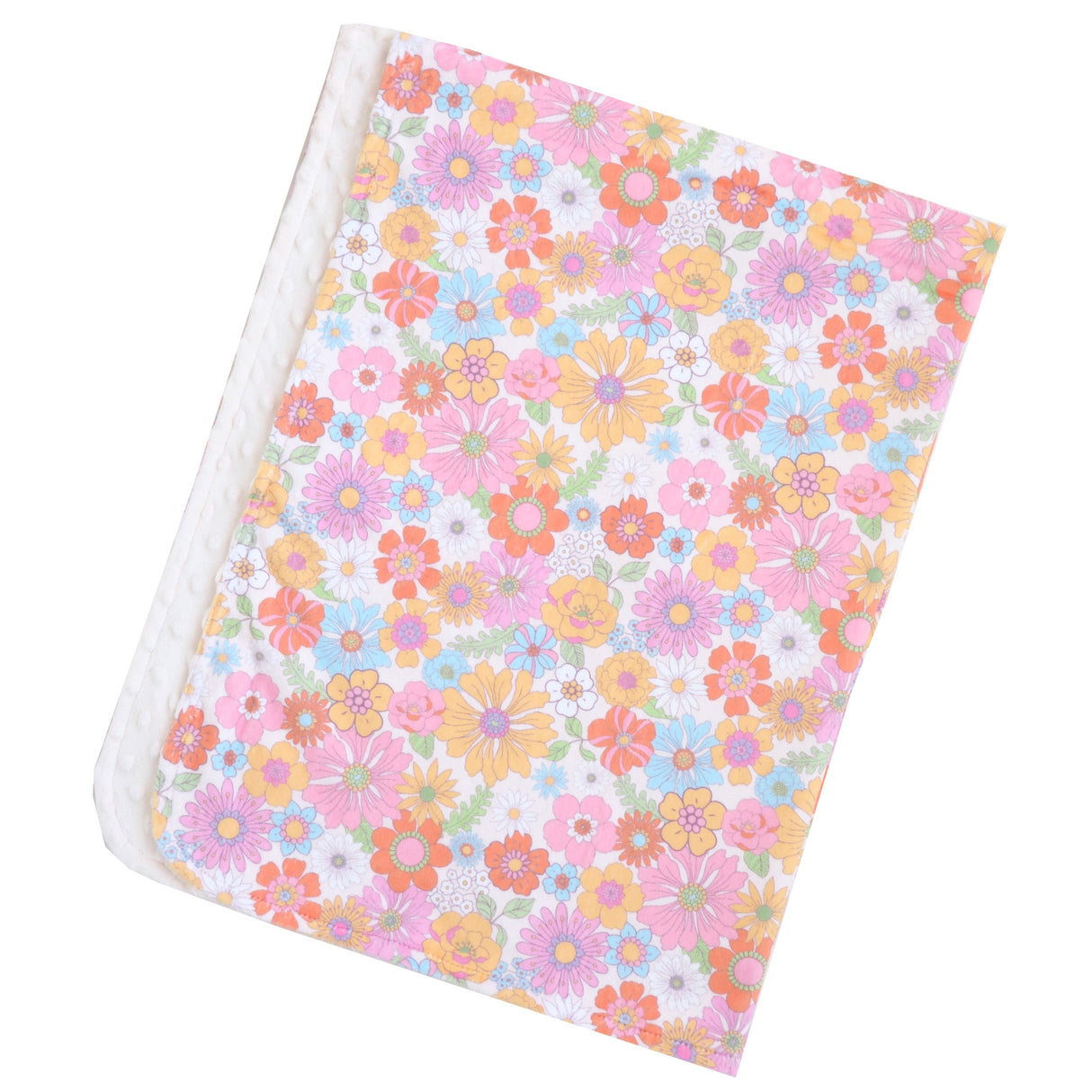 Baby & Toddler Minky Blanket - Retro Floral