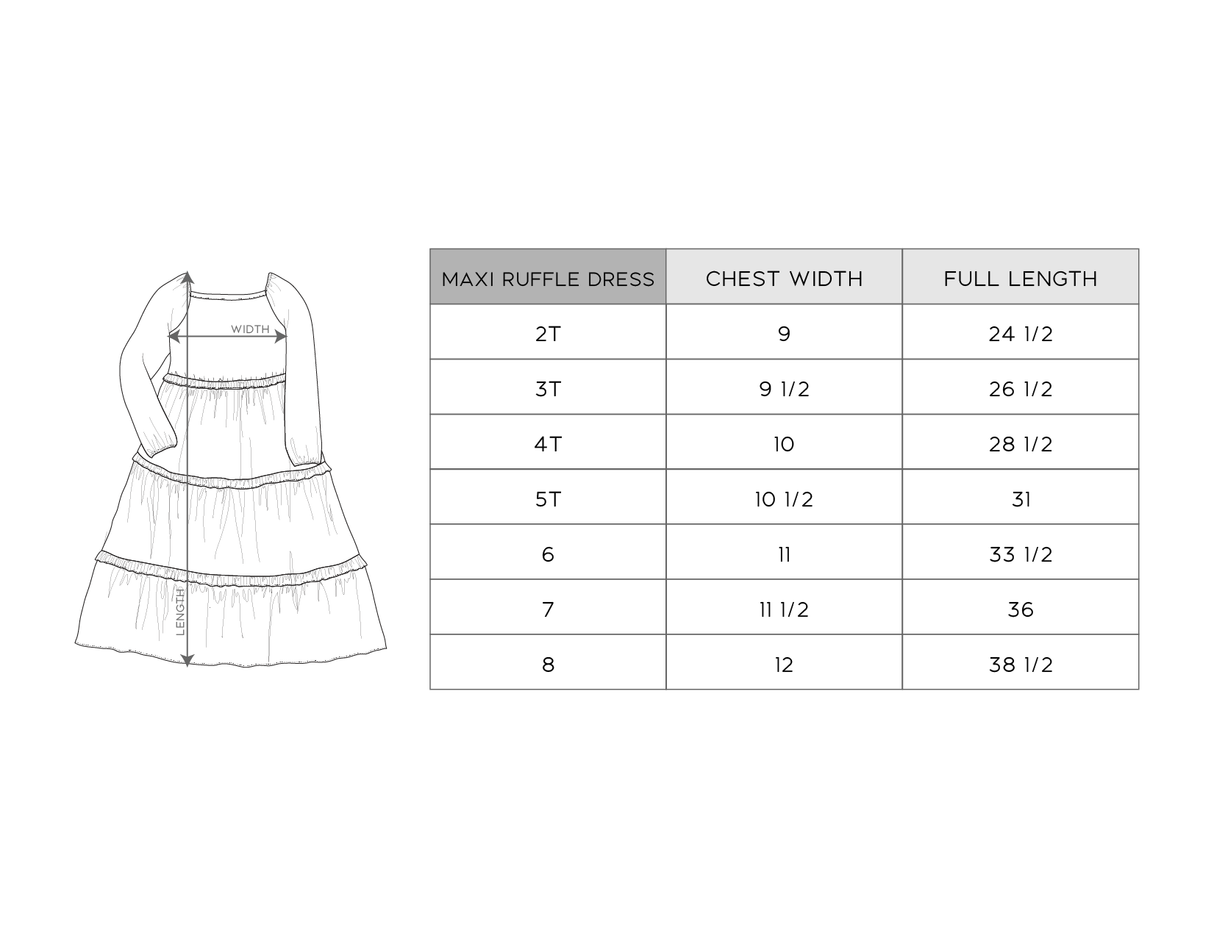 Girl's Maxi Dress - HoneyBug 