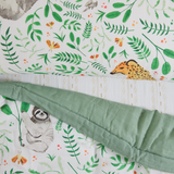 Cotton Muslin Toddler Bedding 3 Piece Set - Mighty Jungle