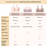 Minimalist Hands-Free Pumping & Nursing Plunge Bra | Black - HoneyBug 