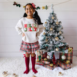 Christmas Plaid Tiered Tutu