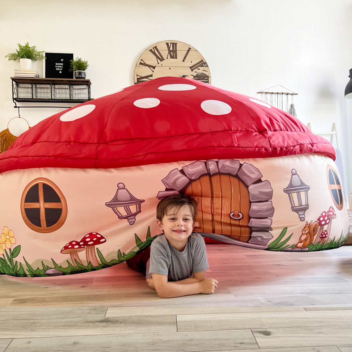 The Original AirFort - Mushroom House by AirFort.com - HoneyBug 