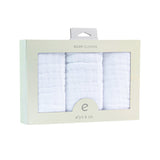 Muslin Burp Cloth - Solid White - HoneyBug 