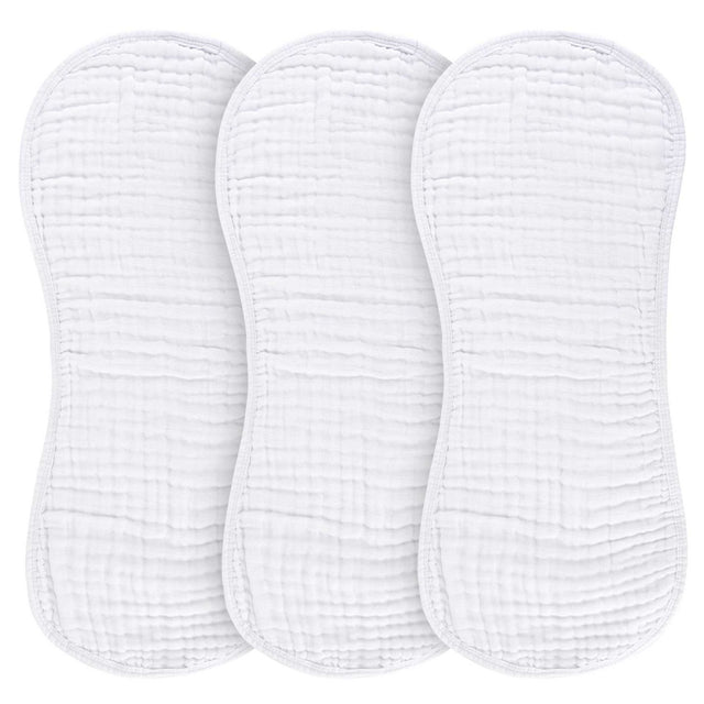 Muslin Burp Cloth - Solid White - HoneyBug 