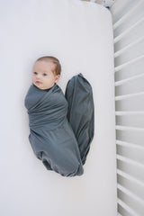 Charcoal Bamboo Stretch Swaddle