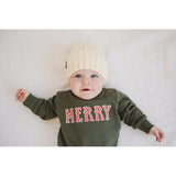 Cream Chunky Knit Beanie - HoneyBug 