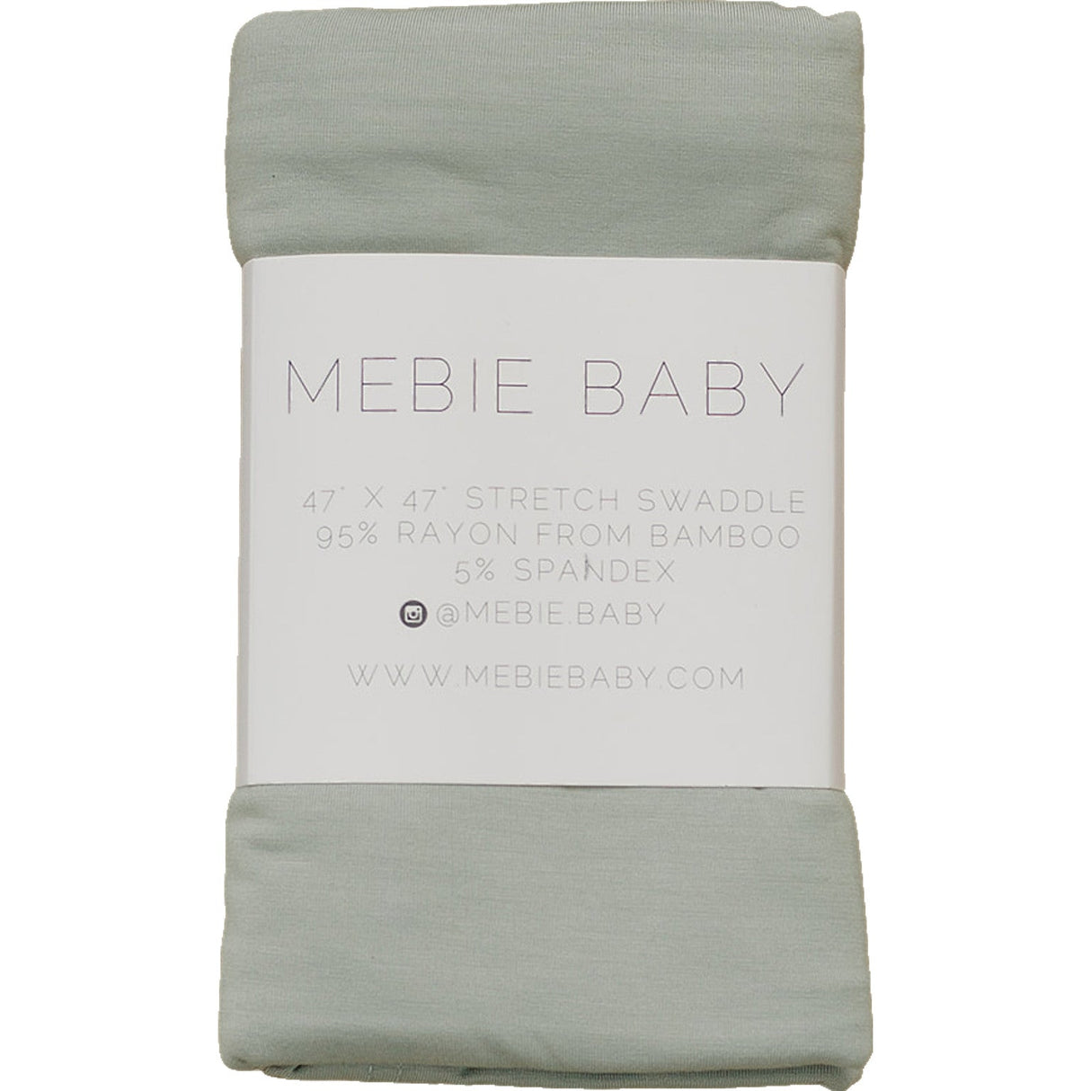 Sage Bamboo Stretch Swaddle - HoneyBug 