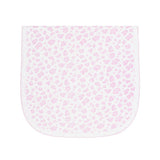 Pink Cheetah Print Burp Cloth