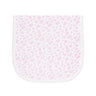 Pink Cheetah Print Burp Cloth