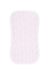 Pink Cheetah Print Burp Cloth