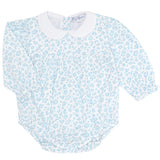 Blue Cheetah Print LS Bubble