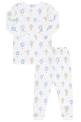 Blue Balloons Print Pajama