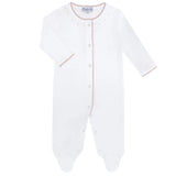 Pink Crochet Footie - HoneyBug 