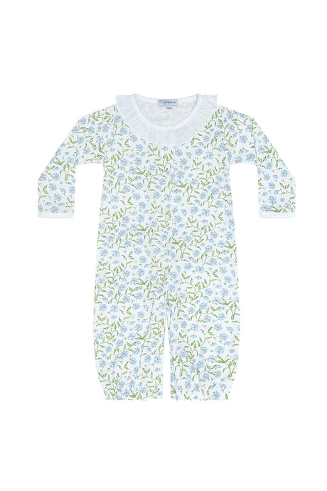 Blue Vines Print Converter Gown - HoneyBug 