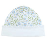 Blue Vines Print Hat - HoneyBug 